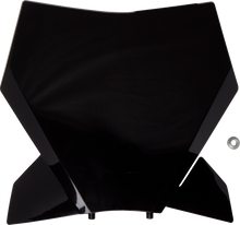 UFO Front Number Plate - Black - KTM KT05013#001