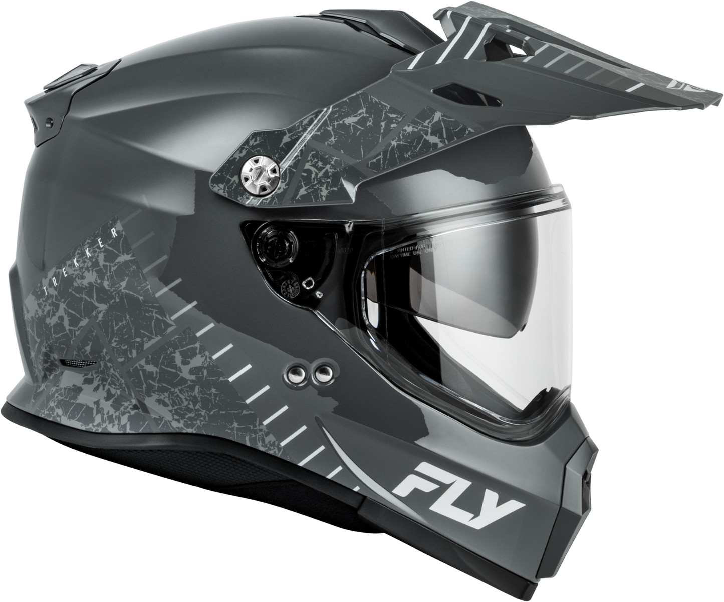 Fly Trekker Granite Helmet Grey/Grey Md