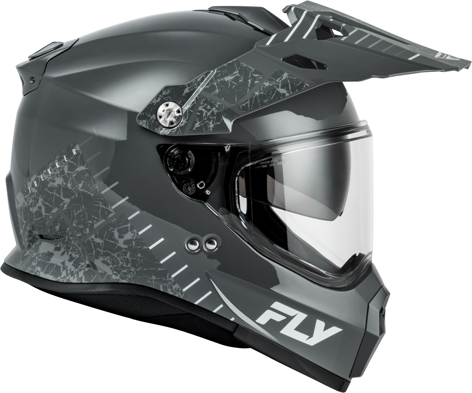 Fly Trekker Granite Helmet Grey/Grey 2x