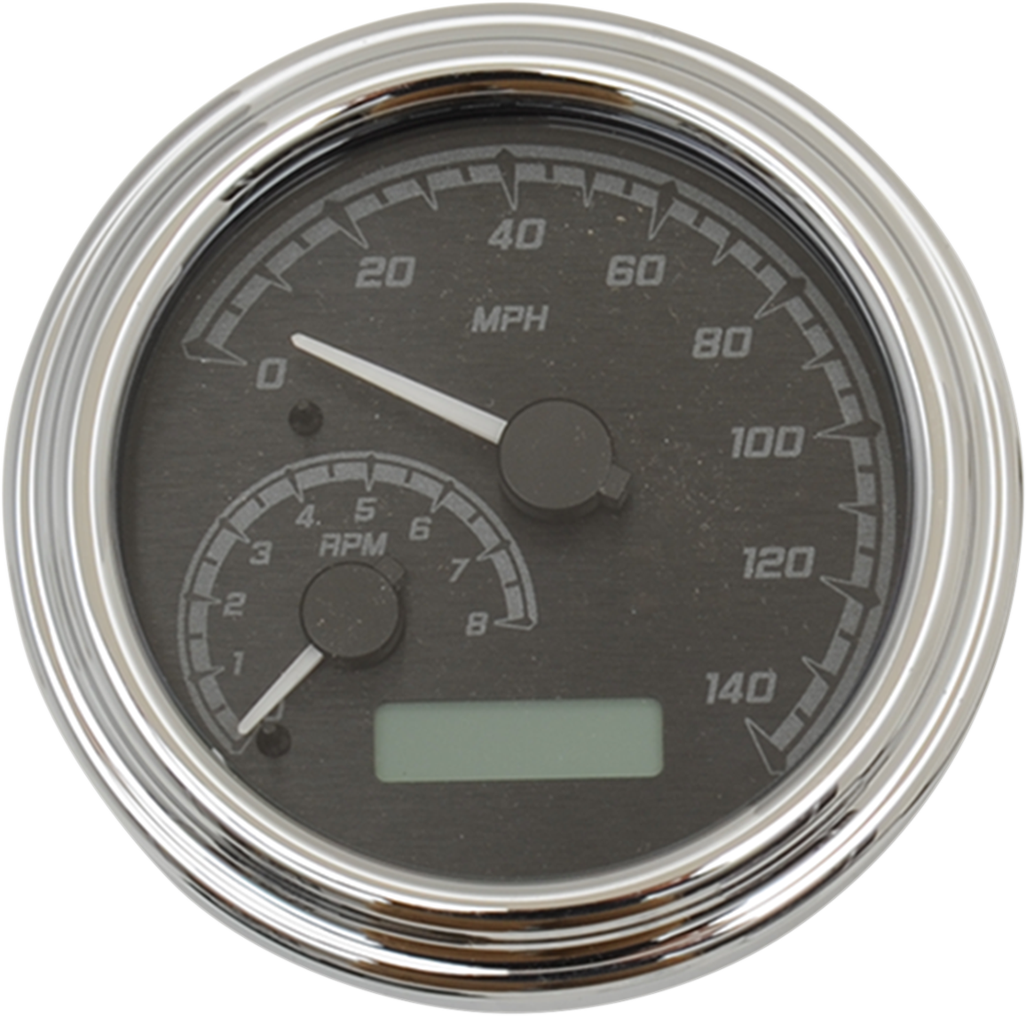 DAKOTA DIGITAL MVX Fatbob Analog/Digital Gauge System - Black/Gray/Chrome MVX-2004-KG-C