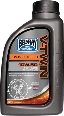 BEL-RAY V-Twin Synthetic Oil - 10W-50 - 1L 96915-BT1