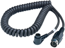 J & M 1-Piece Headset Cord w/o Boot HC-E