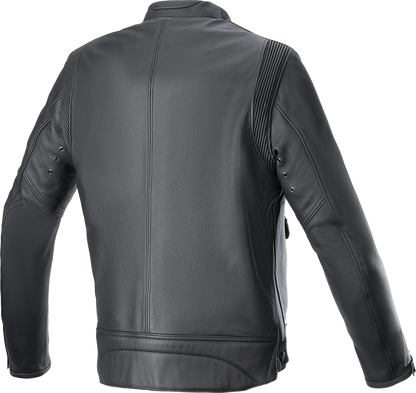 ALPINESTARS Dyno Leather Jacket - Black/Ruby Red/Ecru - 3XL 3103924-1316-3X