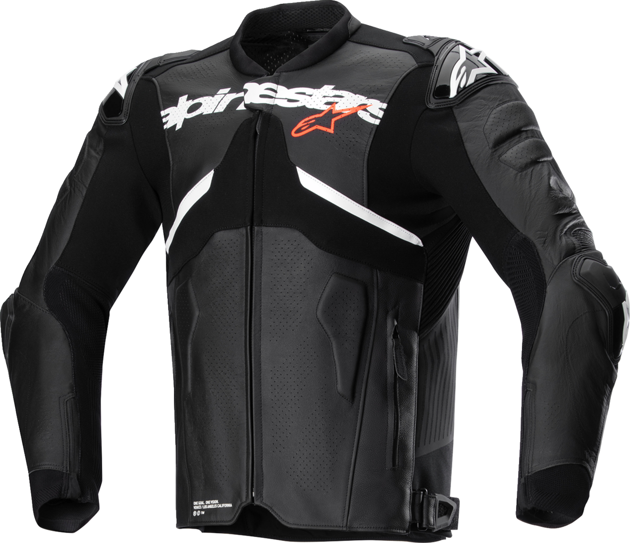 ALPINESTARS Atem v5 Leather Jacket - Black/White - US 46 / EU 56 3106524-12-56