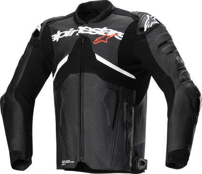ALPINESTARS Atem v5 Leather Jacket - Black/White - US 46 / EU 56 3106524-12-56