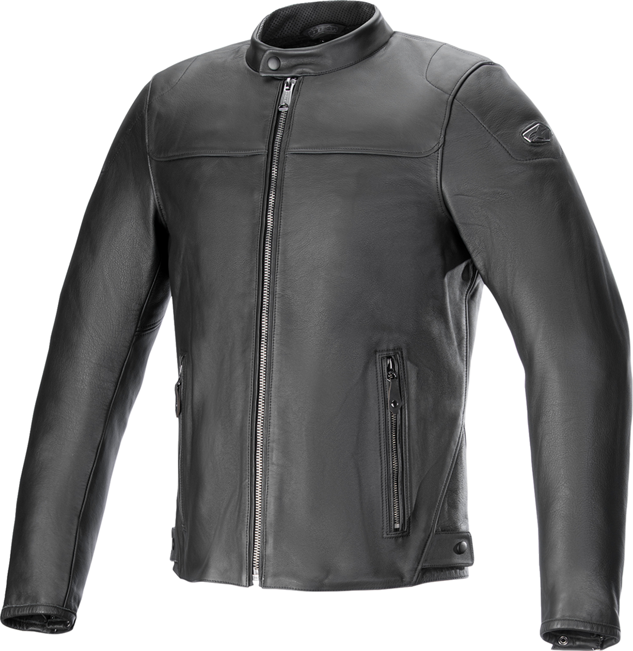 ALPINESTARS Blacktrack Leather Jacket - Black - Small 3103824-1100-S