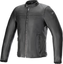 ALPINESTARS Blacktrack Leather Jacket - Black - 2XL 3103824-1100-2X