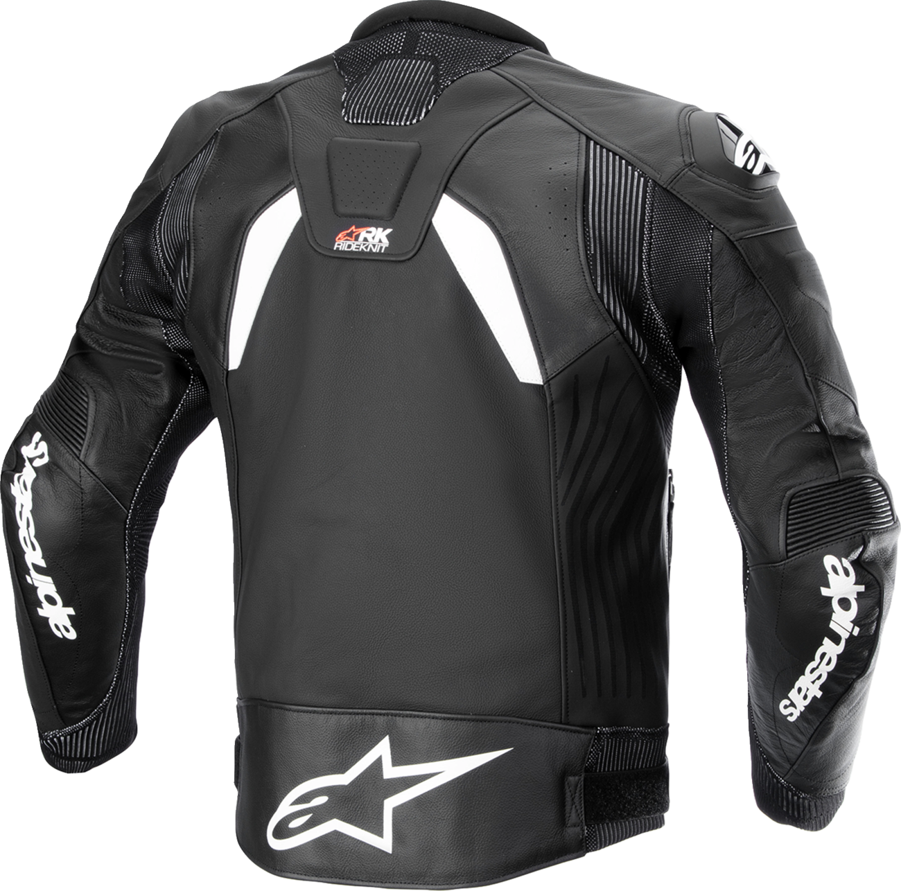 ALPINESTARS GP Plus R v4 Rideknit® Leather Jacket - Black/White - US 50 / EU 60 3100324-12-60