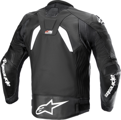 ALPINESTARS GP Plus R v4 Rideknit® Leather Jacket - Black/White - US 50 / EU 60 3100324-12-60