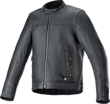 ALPINESTARS Dyno Leather Jacket - Black/Black - 4XL 3103924-1100-4X