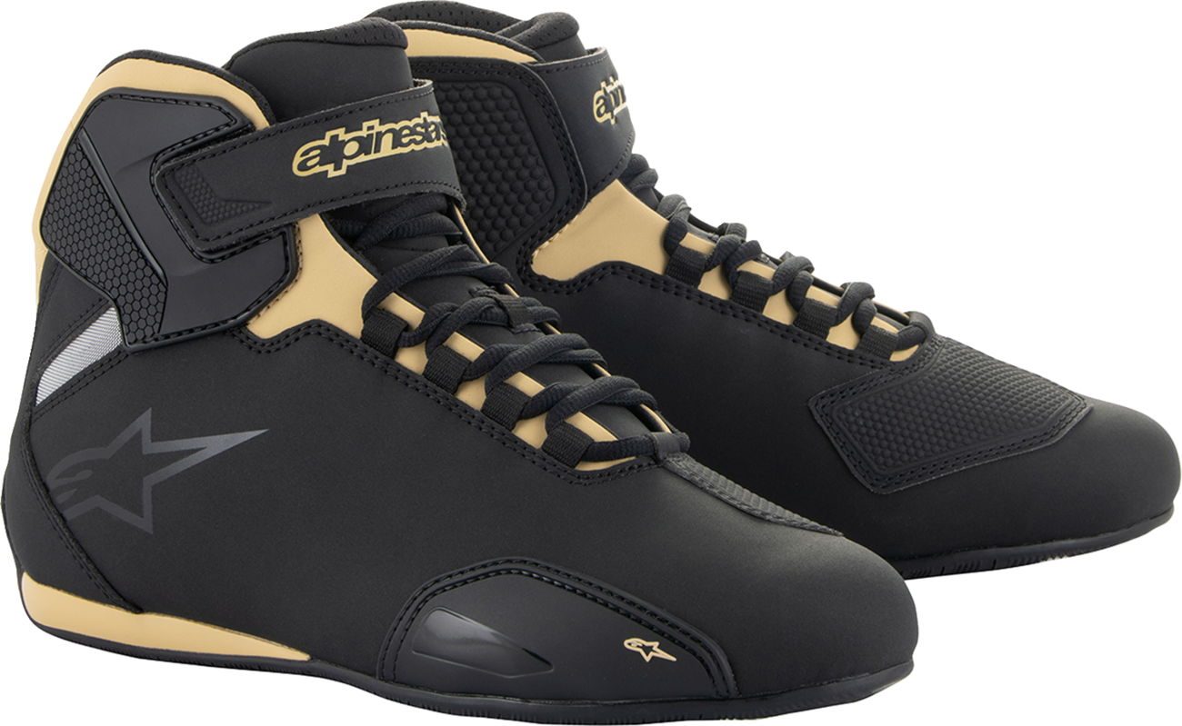 ALPINESTARS Stella Sektor Shoes - Black/Champagne - US 8 / EU 40 2515719-1090-8