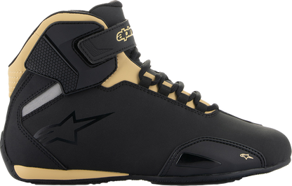 ALPINESTARS Stella Sektor Shoes - Black/Champagne - US 7 / EU 38.5 2515719-1090-7