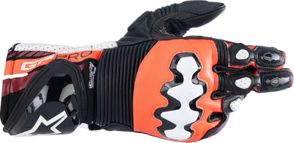 ALPINESTARS GP Pro R4 Gloves - Black/Fluo Red/White - 2XL 3556724-1321-2X