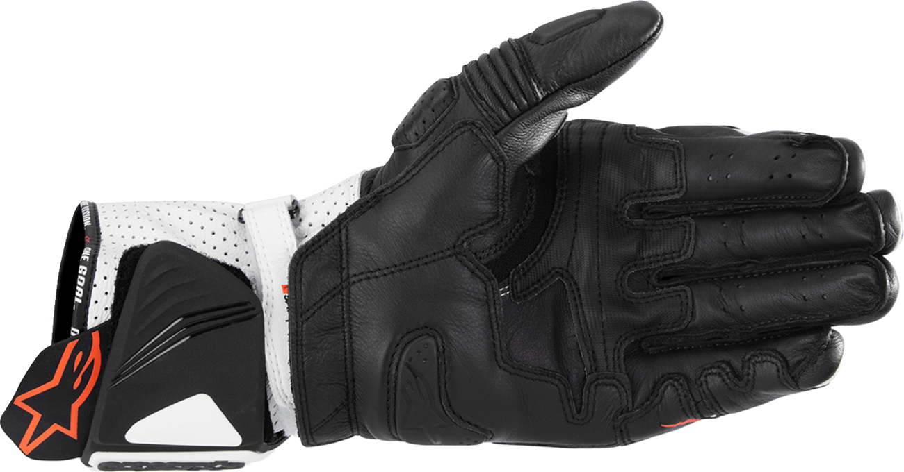 ALPINESTARS GP Pro R4 Gloves - Black/White - Medium 3556724-12-M