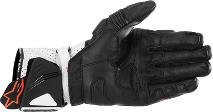 ALPINESTARS GP Pro R4 Gloves - Black/White - Medium 3556724-12-M