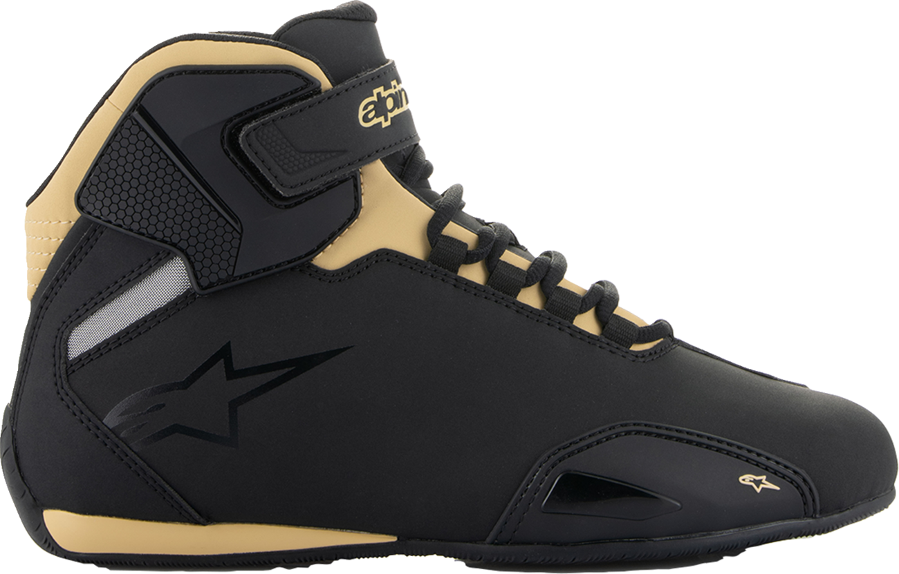 ALPINESTARS Stella Sektor Shoes - Black/Champagne - US 10.5 / EU 43 2515719-1090-10.5