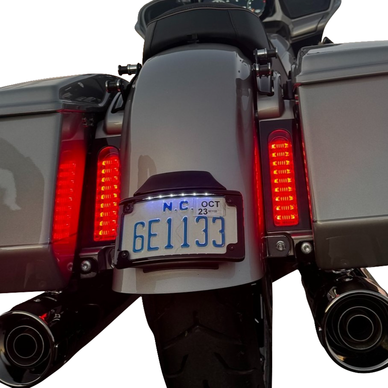 CUSTOM DYNAMICS ProBEAM® Auxiliary Fillerz® - Run/Brake/Turn - Red Lens - Gloss Black PB-FILL-23-RB