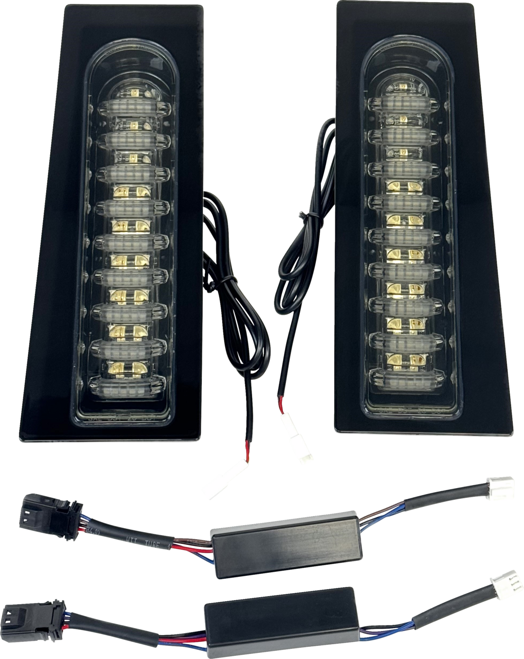CUSTOM DYNAMICS ProBEAM® Auxiliary Fillerz® - Run/Brake/Turn - Smoke Lens - Gloss Black PB-FILL-23-SB