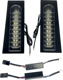 CUSTOM DYNAMICS ProBEAM® Auxiliary Fillerz® - Run/Brake/Turn - Smoke Lens - Gloss Black PB-FILL-23-SB