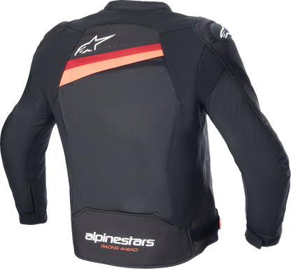 ALPINESTARS T-GP Plus R v4 Airflow Jacket - Black/Red Fluo - 4XL 3300624-1030-4X