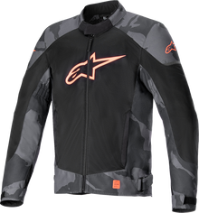 ALPINESTARS T-SP X Superair Jacket - Gray Camo/Red Fluo - 2XL 3302022-9133-2X