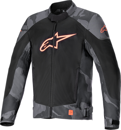 ALPINESTARS T-SP X Superair Jacket - Gray Camo/Red Fluo - 2XL 3302022-9133-2X