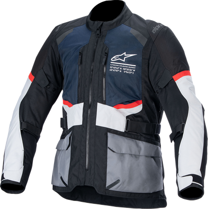 ALPINESTARS Andes Air Drystar® Jacket - Deep Blue/Black/Ice Gray - Small 3207924-7029-S