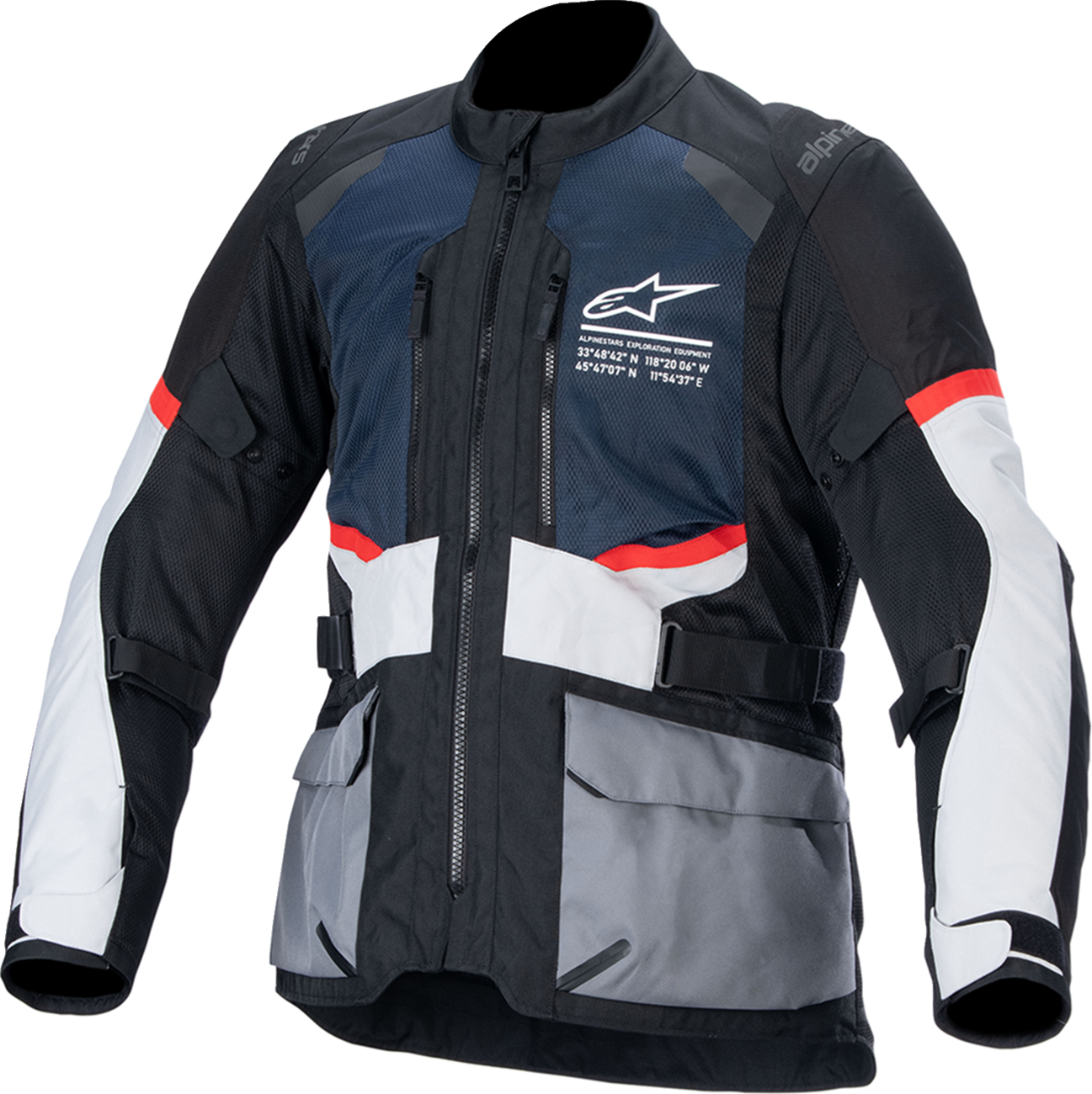 ALPINESTARS Andes Air Drystar® Jacket - Deep Blue/Black/Ice Gray - Medium 3207924-7029-M