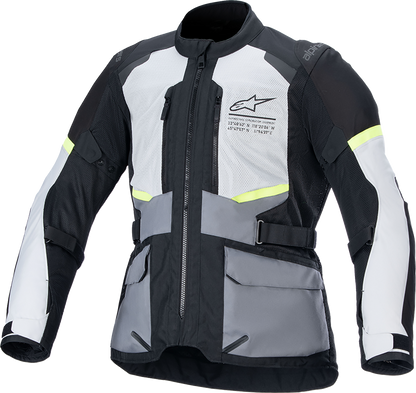 ALPINESTARS Andes Air Drystar® Jacket - Ice Gray/Dark Gray/Black - Large 3207924-9191-L
