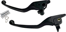 DRAG SPECIALTIES Narrow Lever Set - Black H07-0585NMB