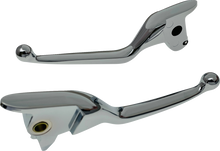 DRAG SPECIALTIES Narrow Lever Set - Chrome H07-0591N