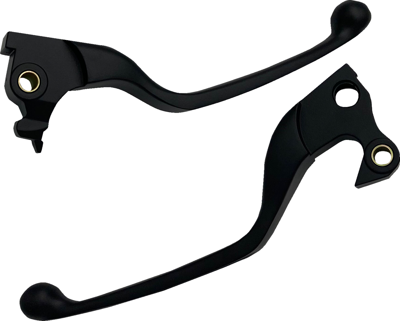 DRAG SPECIALTIES Narrow Lever Set - Black H07-0592NMB