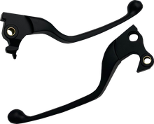 DRAG SPECIALTIES Narrow Lever Set - Black H07-0592NMB