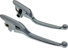 DRAG SPECIALTIES Narrow Lever Set - Chrome H07-0593N