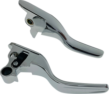 DRAG SPECIALTIES Short Lever Set - Chrome H07-0593S