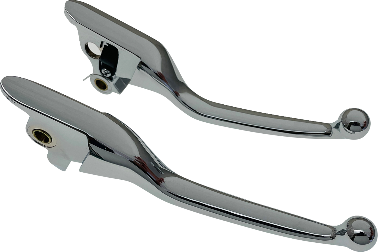 DRAG SPECIALTIES Narrow Lever Set - Chrome H07-0730N