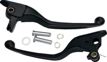 DRAG SPECIALTIES Narrow Lever Set - Black H07-0730NMB