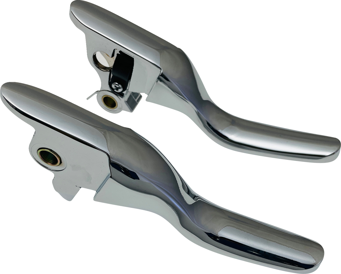 DRAG SPECIALTIES Short Lever Set - Chrome H07-0730S