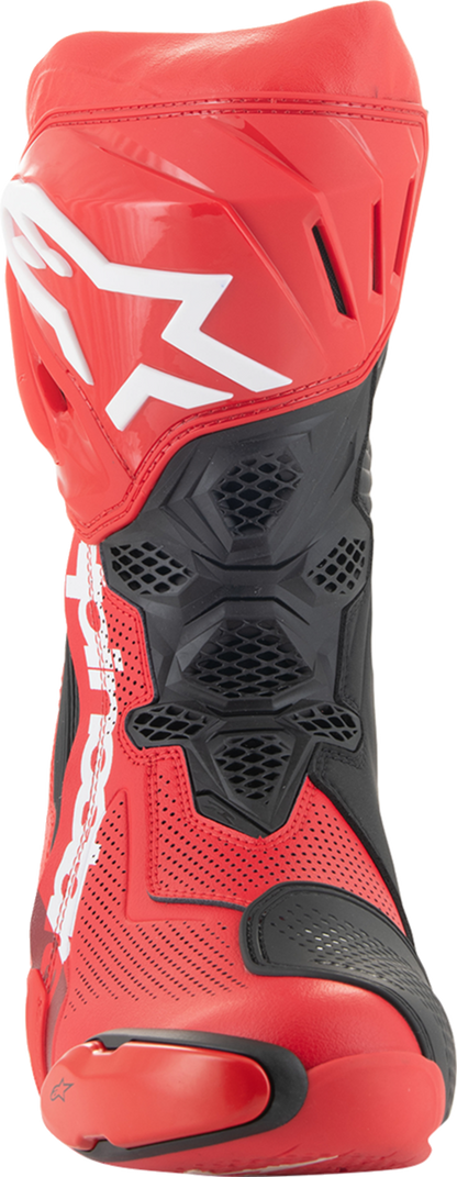 ALPINESTARS Supertech R Vented Boots - Red - US 12 / EU 47 2220121-3029-47