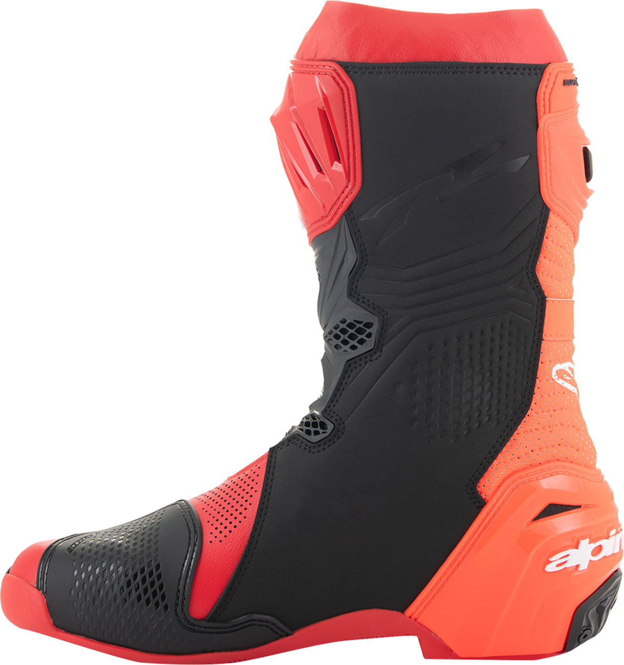 ALPINESTARS Supertech R Vented Boots - Red - US 12 / EU 47 2220121-3029-47