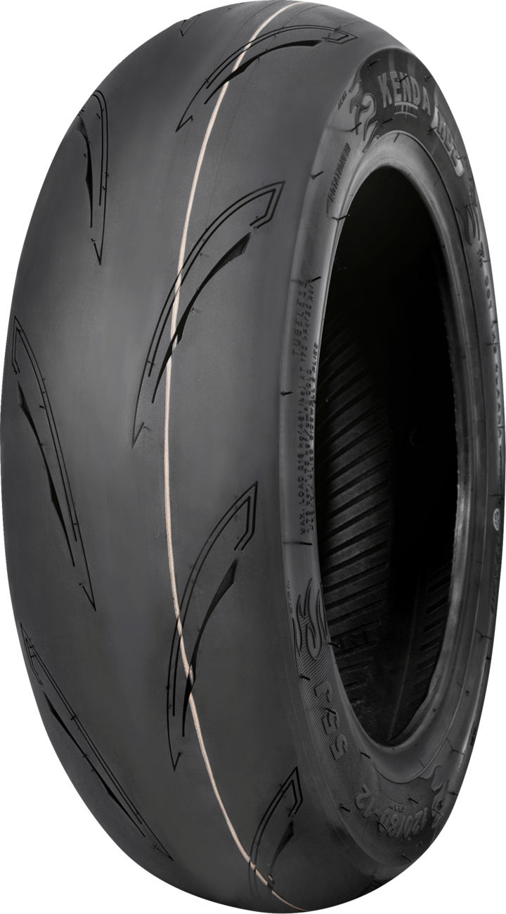 KENDA Tire - KD2 Kwick - Rear - 120/80-12 - 62J 04KD21208012