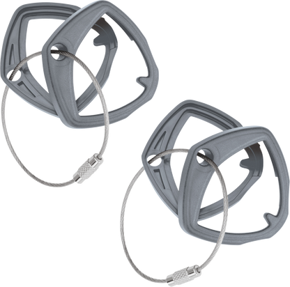 SHOW CHROME Key Covers - Gray - Can-Am - Spider 41-182E