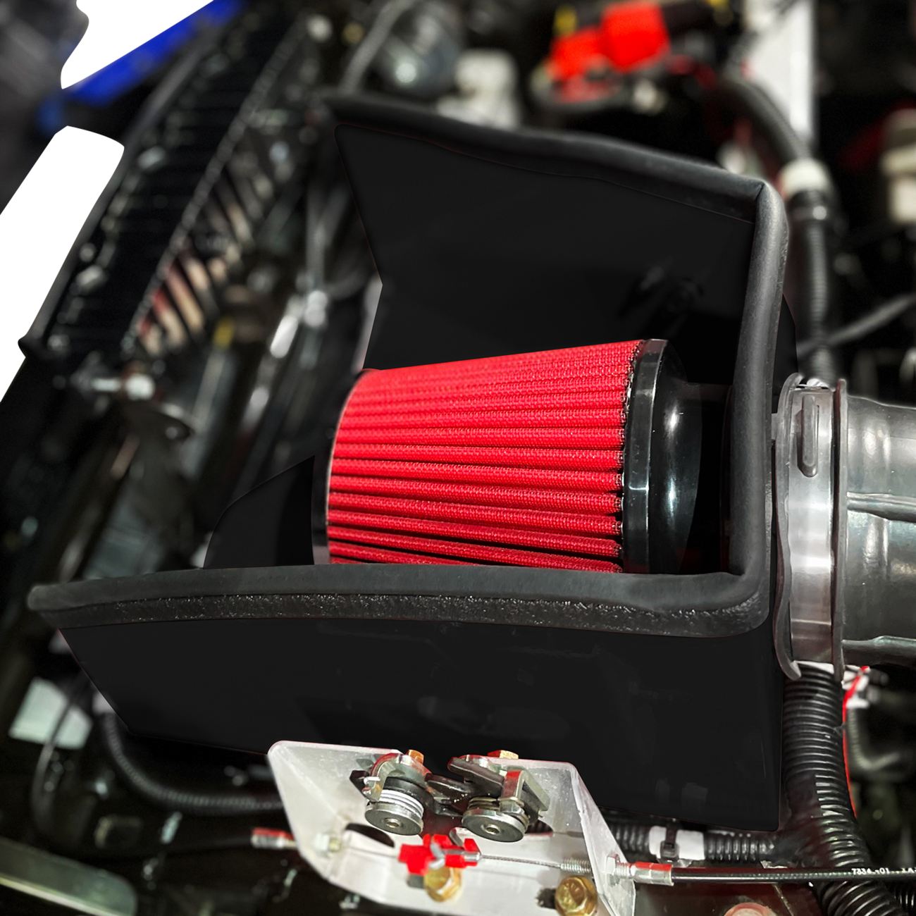SHOW CHROME Performance Cold Air Intake Kit - Black - Slingshot 44-109BK