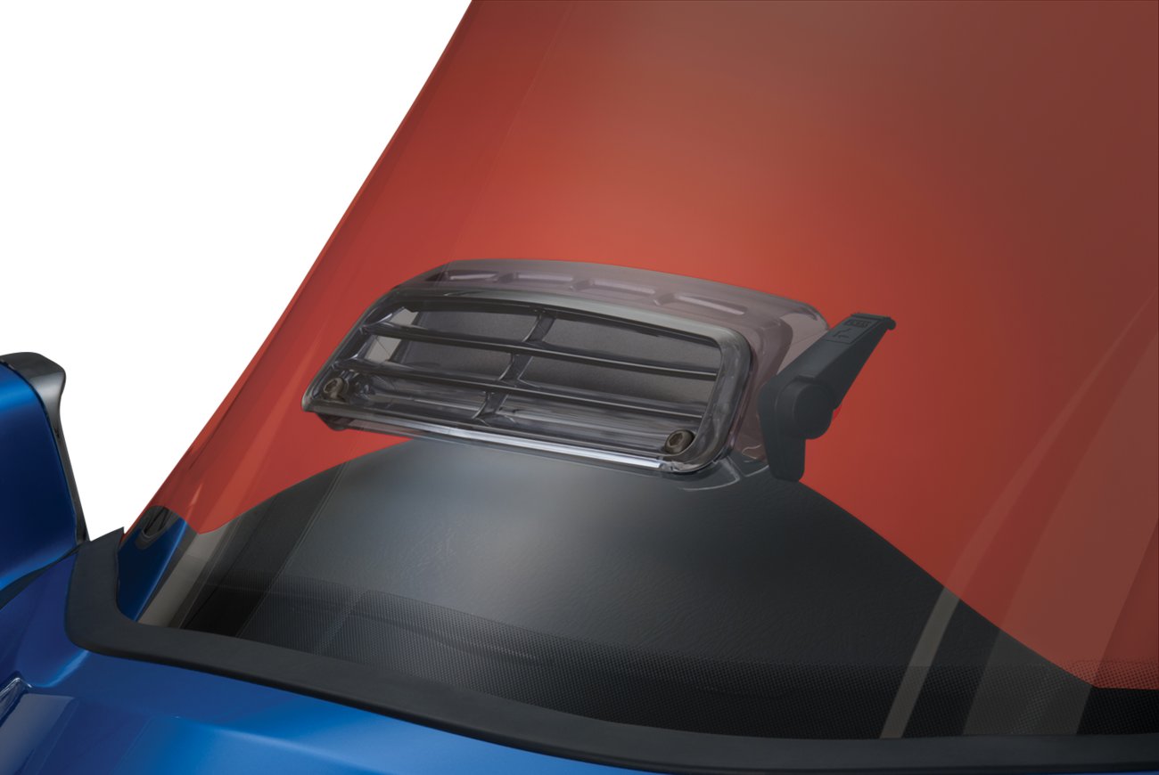 SHOW CHROME Windshield Vent - Tinted - GL1800 52-833