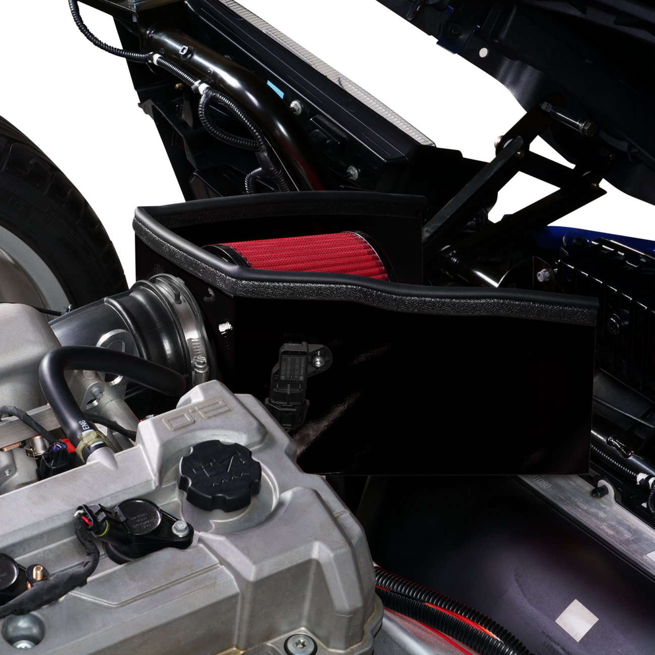 SHOW CHROME Performance Cold Air Intake Kit - Black - Slingshot 44-109BK