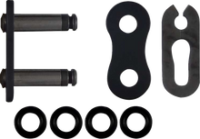RK 520 Max-O - Connecting Link - Clip - Black 520MAXO-CL-B