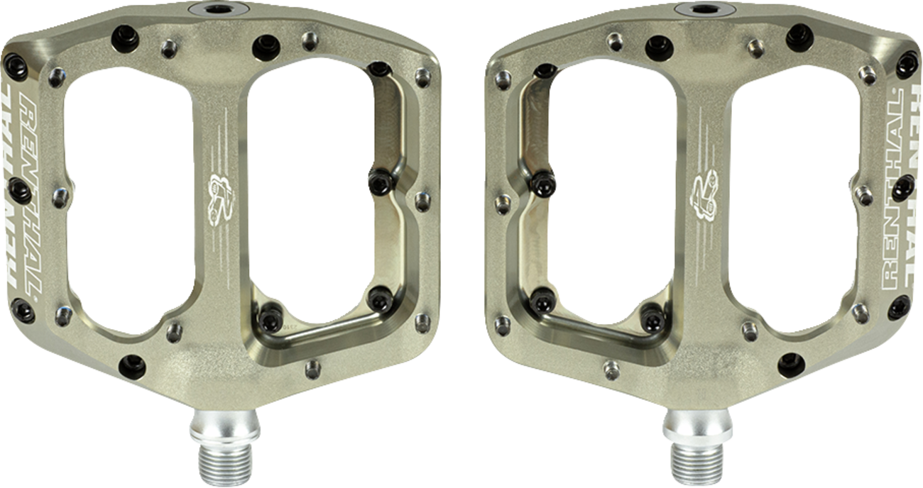 RENTHAL Revo-F Pedals - Flat - AluGold PD10001-002-01