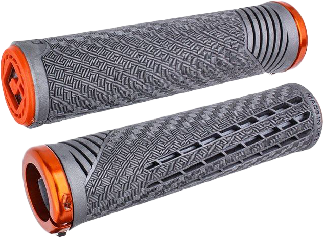 Cf11 V2.1 Bmx Grips Lnyx Gray/Orange W/Orange
