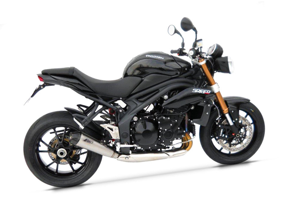 ZARD Conical Low mount Slip-on Exhaust for Triumph Speed Triple (2011+)