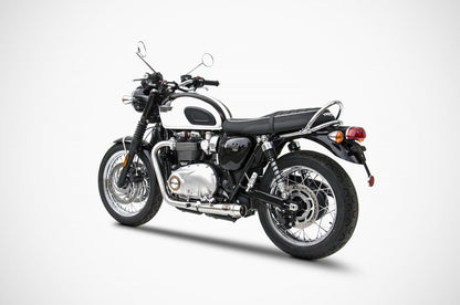 ZARD 2-2 Exhaust System for the Bonneville T-120 (2016+) - KEEPS OE CAT